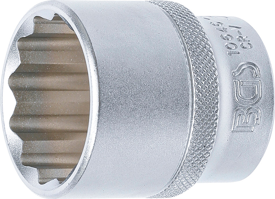 Steckschlüssel-Einsatz Zwölfkant | Antrieb Innenvierkant 12,5 mm (1/2") | SW 30 mm